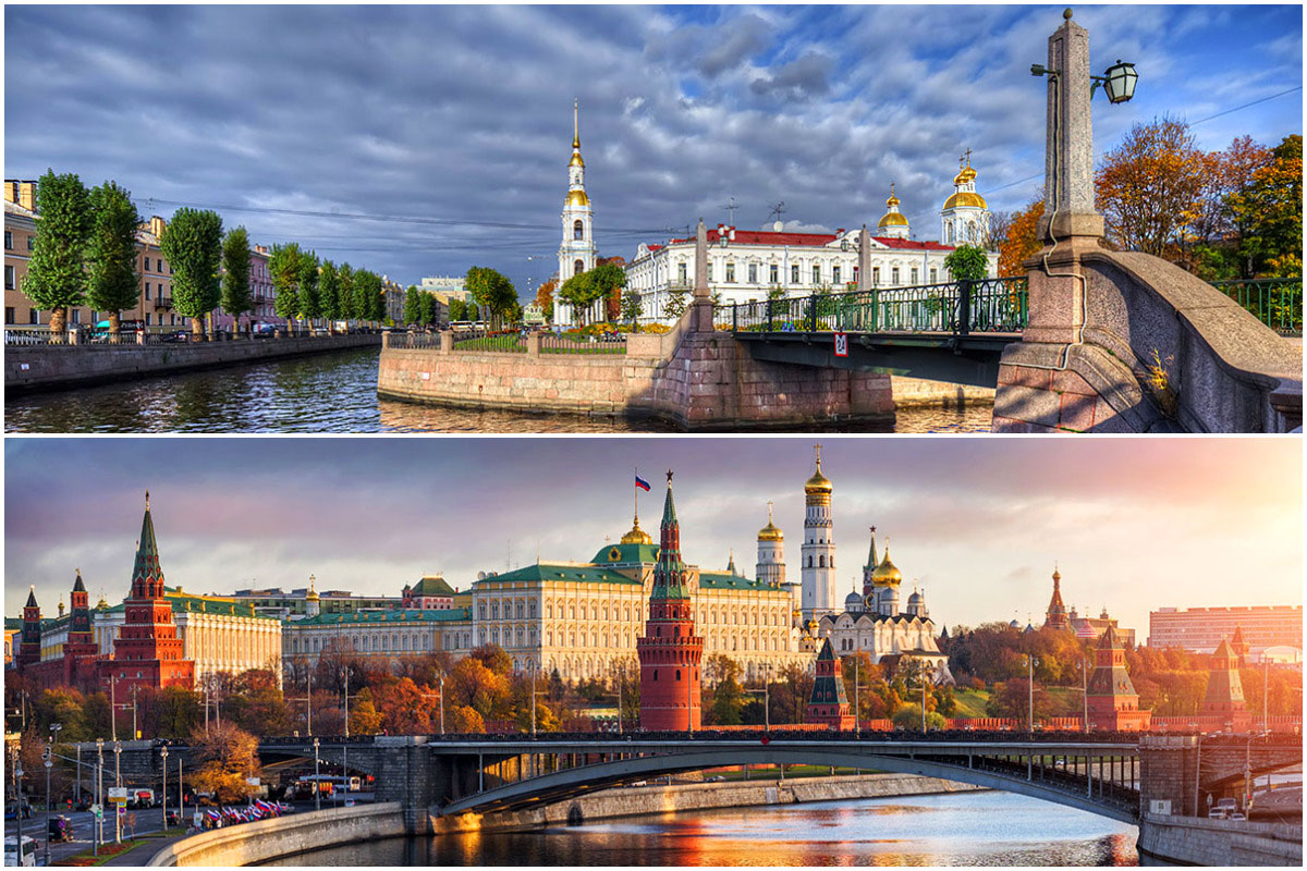 Le due capitali della Russia