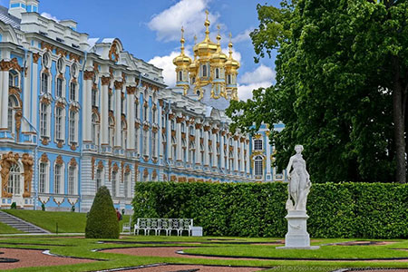 Catherine's Palace in Tsarskoye Selo